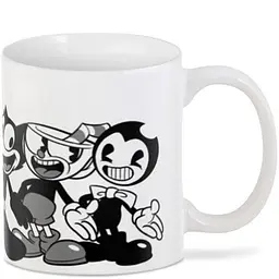 Кухоль GeekLand Bendy and the Ink Machine Бенді та чорнильна машина BM .02.03 330 мл білий - мініатюра 3