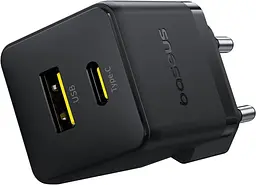Мережевий зарядний пристрій Baseus Palm C+U 30W EU USB-C to USB-C cable black (P1011160A113-01) - мініатюра 4