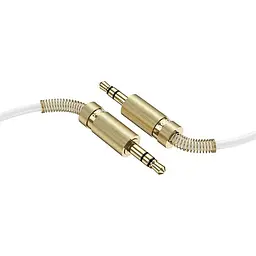 Аудiокабель Hoco UPA31 Cindy spring audio cable AUX 3 м білий