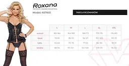 Сексуальний комплект Roxana 6077 L чорний - мініатюра 4