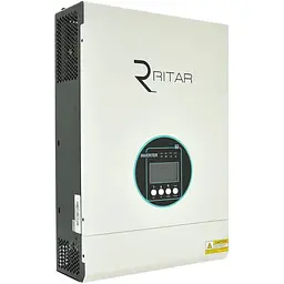 Гібридний інвертор Ritar RTSVMH-MPPT-5048, 5000W, 48V, 160-275V, MPPT (80А, 120-430 Vdc) Parallel