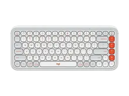 Клавiатура бездротова Logitech Pop Icon Keys Off White (920-013072)