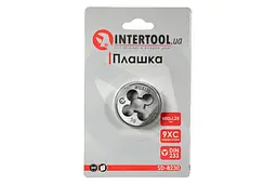 Плашка ручна кругла метрична Intertool M10 х 1.25 - мініатюра 3