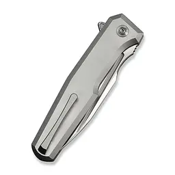 Ніж складаний туристичний Weknife Dressytak (8.6 см) Bohler M390 / Titanium сірий - мініатюра 5