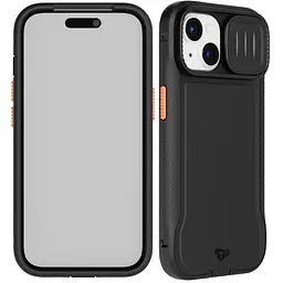 Протиударний чохол зі шторкою Tech21 Evo Max для iPhone 16e/15 Black аналог OtterBox Defender - мініатюра 8