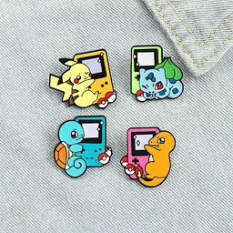 Значок Покемони Пікачу Pokemon Pikachu P PM P 01 - мініатюра 2