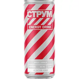 Напій соковмісний Underwood Brewery Stroom Soda Apple + Vanilla безалкогольний 0.33 л з/б