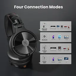 Гарнітура OneOdio Studio Max 1, Bluetooth, Hi-Res Wireless/LDAC +3,5мм/6,35мм Audio - мініатюра 3