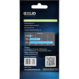 Термоінтерфейс Evolution Gelid Solutions GP-Ultimate 90x50x1.0 mm TP-GP04-B - мініатюра 3