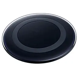 Бездротовий зарядний пристрій Wireless Charger A1, круглий, чорний, настільна підставка для телефону - мініатюра 6
