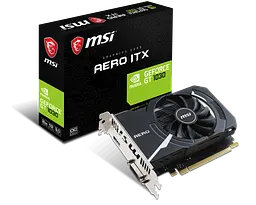 Відеокарта GeForce GT 1030 2GB MSI Aero ITX OC Aero ITX (GT 1030 AERO ITX 2G OC) Б/В - мініатюра 2