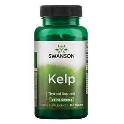 Келп Swanson 225 мкг (Kelp Iodine Source) - 250 таблеток
