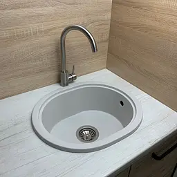 Кухонна мийка Adamant Circum 500x425x180 old stone 628223, Сірий - мініатюра 2