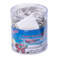 Гірлянда-нитка GarlandoPro 218 LED довжина 22 м прозора, мультиколор (W500LEDML) - мініатюра 7