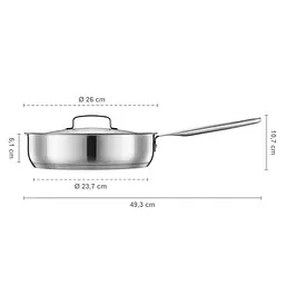 Сотейник Fiskars All Steel 26 см 1064746 - мініатюра 2