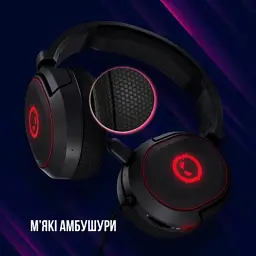 Навушники Lorgar Kaya 460 Gaming RGB USB Black (LRG-GHS460) - мініатюра 11