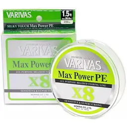 Шнур Varivas Max Power PE X8 Lime Green 200 m 6.5 kg 0.128 mm 0.6 (1102-VA 13511)