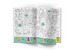 Книга Віммельбух-розмальовка. Принцеси 3313 Різнокольоровий shop (9786175473313) - мініатюра 4