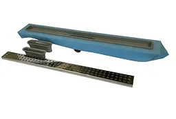 Душовий канал з горизонтальним фланцем Maxiflow Standart Line 60 см грати Квадрат 4022.TY050K.060.1 - мініатюра 2