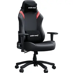 Крісло ігрове Anda Seat Luna Size L Black/Red PVC (AD18-44-BR-PV) - мініатюра 8
