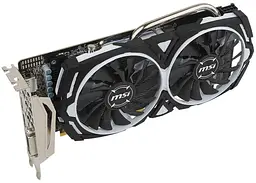 Відеокарта MSI AMD Radeon RX 570 8Gb Armor OC (Radeon RX 570 ARMOR 8G OC) (GDDR5, 256 bit, PCI-E 3.0 x16) Б/в - мініатюра 2