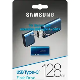 Флеш-накопичувач Samsung 128GB USB 3.2 Type-C Синій (MUF-128DA/APC) - мініатюра 8