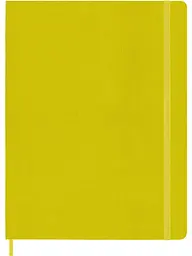 Записник Moleskine Silk великий, Лінійка Солом'яно-жовтий (QP090M6SILK)