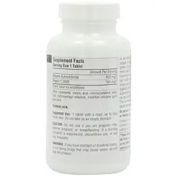 Вітамін Source Naturals Бетаїн HCI 650мг, 90 таблеток (SN1361) - мініатюра 2