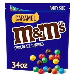 Драже M&M's Caramel Milk Chocolate Candy Party Size 963.9