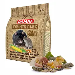 Корм для декоративних щурів мишей Dajana Country Mix 500 г
