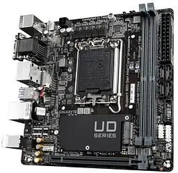 Материнська плата Gigabyte H610I DDR4 (H610I DDR4) (Socket 1700, Intel H610, Mini-ITX) - мініатюра 2