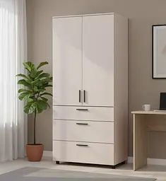 Шафа для одягу Doros Торн Кашемір 2 ДСП/3Ш (штанга) 90х51.6х200 (44900449)