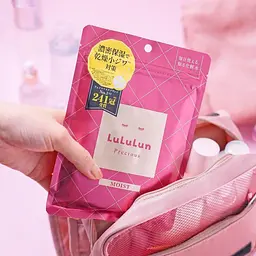 LULULUN Precious Moist Red Face Mask антивікова зволожуюча тканинна маска для обличчя, 7 шт - мініатюра 3