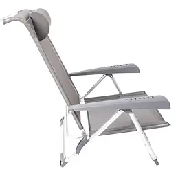 Крісло розкладне Bo-Camp Saint-Tropez Grey (1204796) - мініатюра 9