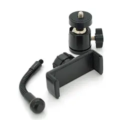 Селфи-лампа LED кольцевая Voltronic MJ-20 RGB 20см + штатив - мініатюра 4