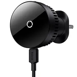 Бездротове АЗП Baseus MagPro Series Magnetic Wireless Charg Car Air Vent 15W C40164100121-00 Black - мініатюра 2