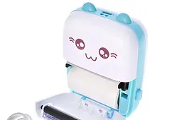 Портативний дитячий міні-термопринтер бездротовий Portable Mini Printer C9/SK52-4, 2 кольори, в коробці 9х12х4,6см - мініатюра 5
