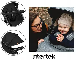 Прогулянкова коляска Lionelo Annet Plus Black Carbon - мініатюра 10