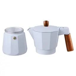 Кавоварка гейзерна Bergner Naturally 6 чашок (BG-38191-WH) - мініатюра 2