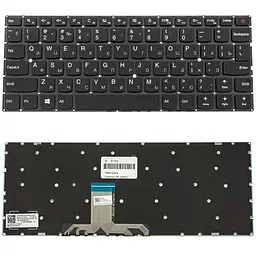 Клавіатура для ноутбука LENOVO (IdeaPad 710S-13) rus чорний без фрейма