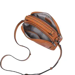 Сумка Italian Bags Міледі 24x9x17 см Коричневий (id_1123) - мініатюра 3