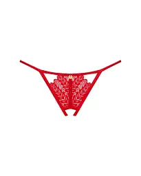 Трусики Obsessive Ingridia crotchless thong XL/2XL - мініатюра 3