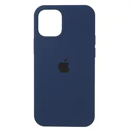 Силиконовый противоударный чехол-накладка для Apple iPhone 12 mini, панель с защитой всего корпуса, софт-тач, deep navy, ArmorStandart (ARM57600)