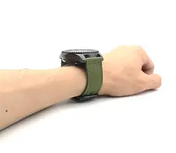 Нейлоновий ремінець Primo Traveller для годинника Samsung Gear S3 Classic SM-R770/Frontier RM-760 Army Green - мініатюра 4