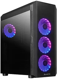 Корпус Chieftec SCORPION 4 GL-04B-OP 4x120mm A-RGB ATX без БЖ Black