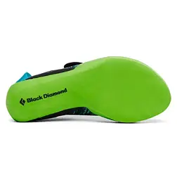 Скельні дитячі туфлі Black Diamond Kids' Momentum 28 Чорний-Салатовий - мініатюра 4
