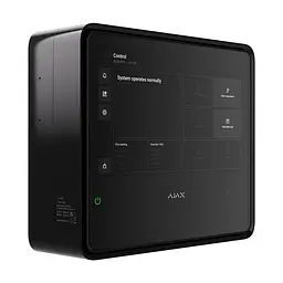Бездротовий ППКП Ajax EN54 Fire Hub Jeweller Black з Wi-Fi, 2G/4G, Ethernet, підтримкою до 200 пристроїв та 40 пожежних зон (26-00635) - мініатюра 2