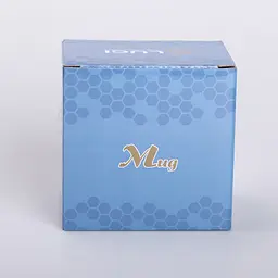 Чашка порцелянова 400 мл зі сріблястою ручкою, блакитний Liling Rongxiang Ceramic RX-N231315BL - мініатюра 5