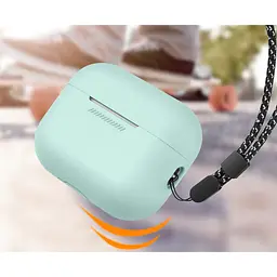 Чохол AhaStyle Colorful Silicone Case для AirPods Pro 2 Gemstone Green [CP-187-2-C-GG] [133836] - мініатюра 6
