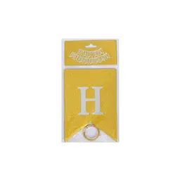 Гірлянда з прапорцями "Happy Birthday" MK 5955 (Gold) золота
